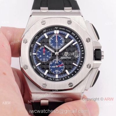 Audemars Piguet Royal Oak offshore Replica Watches SS Blue Sub-dials 1