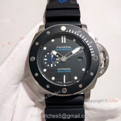 Copy Panerai Luminor Submersible PAM683 Watch Stianless Steel Black Bezel 1
