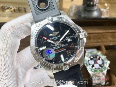 Swiss Quality Replica Breitling Watch Avenger II Seawolf SS Case Arabic Markers 1