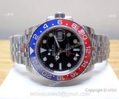 Rolex GMT-Master II Noob Factory 3186 904L Watch Rolex Pepsi Replica 2018 1
