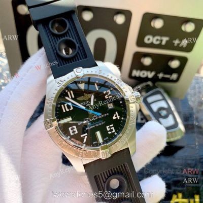 Copy Breitling Avenger II Seawolf Watches Black Dial w Blue hand 1