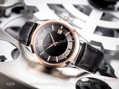 Fake Patek Philippe Calatrava 42mm Watch Rose Gold Bezel 1