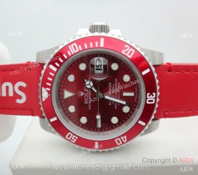 2019 New Rolex Submariner Supreme 40mm watch Red Face Rolex Replica 1