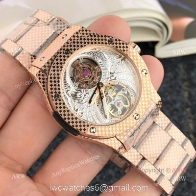 High Quality Hublot Classic Fusion Tourbillon Men Watch Rose Gold 1