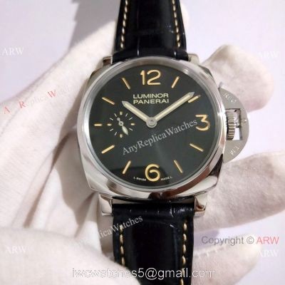 New Copy Panerai Luminor DUE Men Watch PAM 676 SS Orange Markers 1