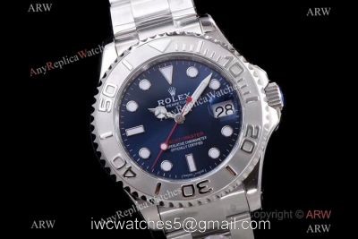 Noob Factory Rolex Replica Yacht-Master Swiss 3135 Blue Dial Watches 1