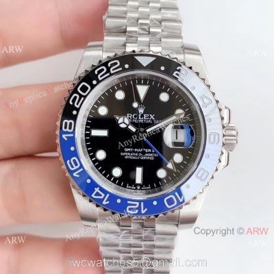 NOOB V3 Rolex GMT-Master II Ref.126710 BLNR Jubilee Watch / Rolex Batman Copy 1