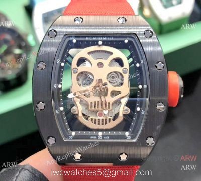 Swiss Quality Richard Mille Skull Replica Watch RM 52-01 Tourbillon for Sale 1