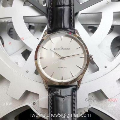 New Copy Jaeger-LeCoultre Master Ultra Thin SS Silver Dial Watch 1