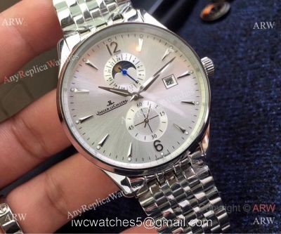 2019 Copy Jaeger-LeCoultre Master Moonphase Stainless Steel Watch 1