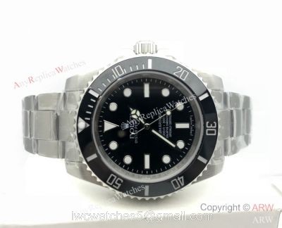 NEW UPGRADED Rolex Submariner NO DATE watch Stainless Steel Black Face 1
