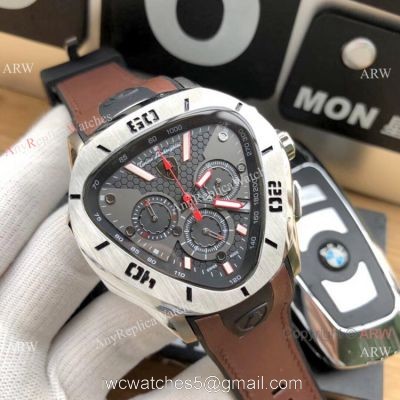 Copy Tonino Lamborghini Spyder C Line 66 anniversary Watches SS Black Dial 1