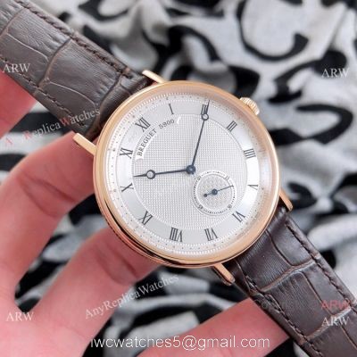 Copy Breguet Classique Automatic Watches Rose Gold Silver Dial 1