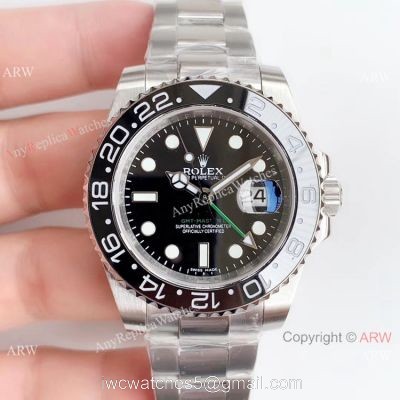 Swiss Grade Replica Rolex GMT-Master II Black Ceramic Bezel Watch NOOB V3 1