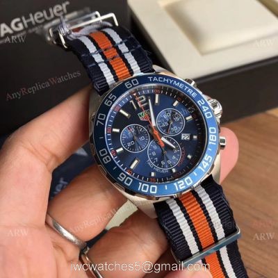 Swiss Replica Tag Heuer Formula 1 Chronograph Watch Blue Dial 1
