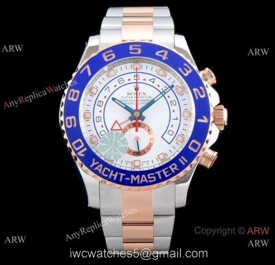 JF Factory Rolex Yachtmaster II Rolex Everose Replica Watch 44mm YMII 1