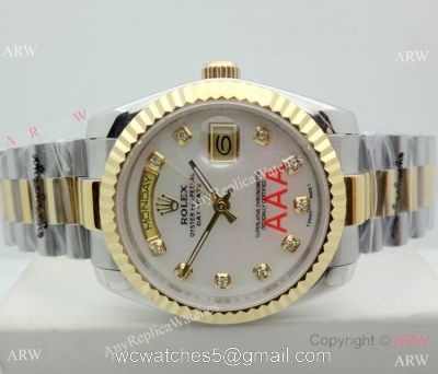 Rolex Day Date 2-Tone Watch Rolex Presidential Replica Watch 36mm 1