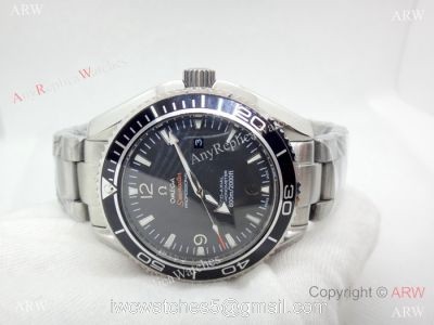 Fake Omega Seamaster Planet Ocean Stianless Steel Black Watch 1