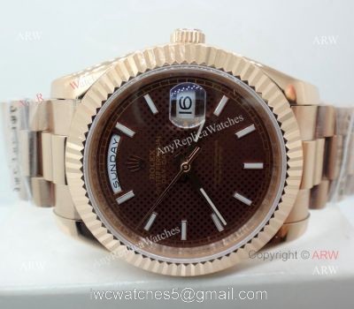 Best Replica Rolex Day Date Rose Gold Presidential Watch 40mm 1