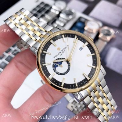 Vacheron Constantin Geneve Moonphase Watches 40mm Two Tone 1