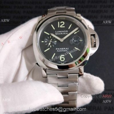 Panerai Luminor PAM00104 Stainless Steel Knock Off Watches from China 1