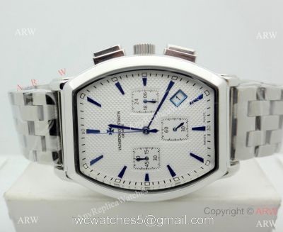 Vacheron Constantin Copy Watch Stainless steel Chronograph Blue Stick 1