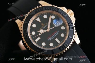 OR Factory ETA2836 Rolex Rose Gold Yachtmaster Replica Watch 116655 1