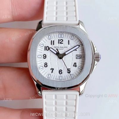 Swiss Patek Philippe Aquanaut Luce JJF 5067A White Dial Copy Watch Quartz Movement 1