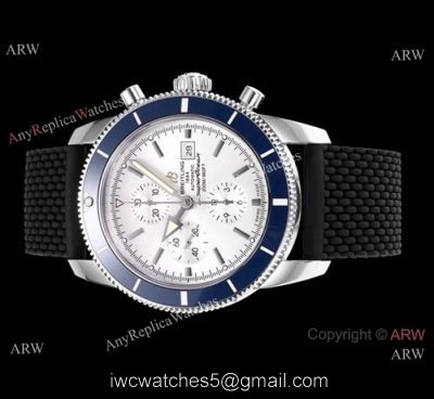 Swiss Breitling Superocean Heritage Asia 7750 Watch Blue Ceramic bezel 1