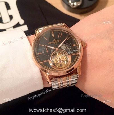 Jaeger-LeCoultre Master Complications Tourbillon Watch Replica 2-Tone Rose Gold 1