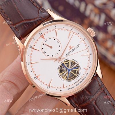 High Quality Jaeger LeCoultre Master Grande Tradition A Tourbillon Watch Rose Gold 41mm 1
