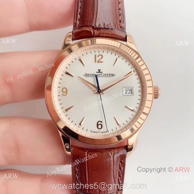 Swiss Copy Jaeger-LeCoultre Master Control Q1548420 Rose Gold White Watch ZF Factory 1