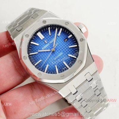 Audemars Piguet Royal Oak Swiss 3120 Watches Fake Stainless Steel Blue Face 1
