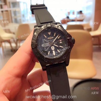 NEW Copy Breitling Avenger Seawolf II Boelcke Automatic Watch All Black 1