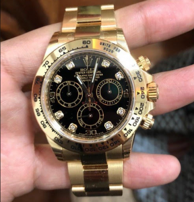 Rolex Watch from AR Watch Factory / Daytona Yellow Gold Diamond Watch (904L) 1
