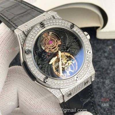 Best Hublot Classic Fusion Tourbillon Iced Out Watch Hublot Knock off 1