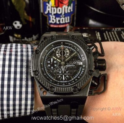 High Quality Audemar Piguet Survivor Limited Edition Watch All Black 1