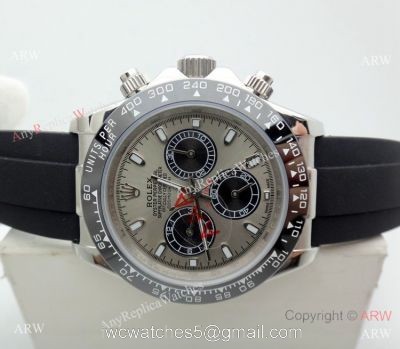 Rolex Comograph Daytona 40mm Watch Ss Gray Face Black Ceramic bezel 1