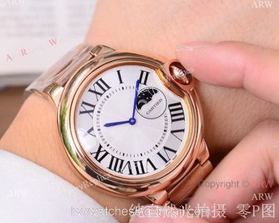 Replica Cartier Ballon Bleu de Moon phase 43mm Watch Automatic 1