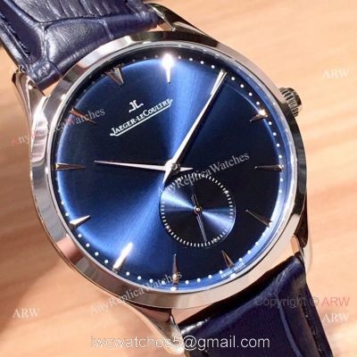 Jaeger-LeCoultre Master Grande Ultra Thin Blue Dial Watch Copy 1