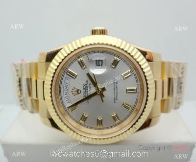 Replica Rolex Presidential Diamond Day-Date 40mm Yellow Gold Watch 1