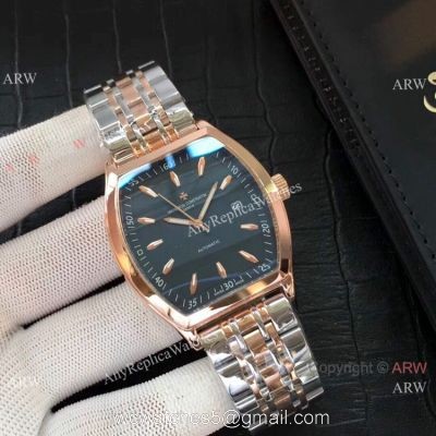 Clone Vacheron Constantin Malte 40mm watch Two Tone Rose Gold 1