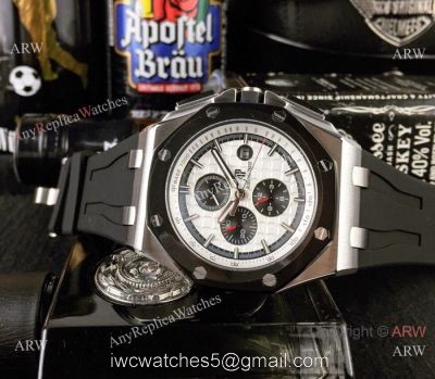 Fake Audemars Piguet Royal Oak Offshore Automatic watch SS White Dial 1