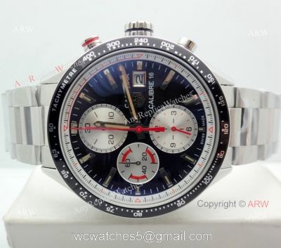 Copy TAG Heuer Carrera Calibre 16 Stainless Steel Chronograph Watch 1