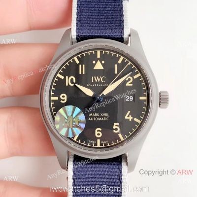 M+ Factory Swiss IWC Mark XVIII Replica Watch Titanium 40mm 1