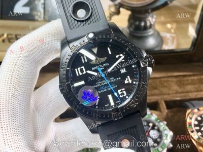 Swiss Quality Copy Breitling Avenger II Seawolf All Black Watches 1