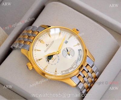 Best Replica Jaeger-LeCoultre Master Geographic 2-Tone Watch 1