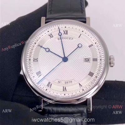 Swiss Replica Breguet Classique 2892 Watches SS Silver Dial 1