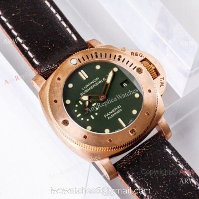 (VS) 1-1 Swiss Copy Panerai Luminor Submersible P9000 Bronzo Watch Pam382 1