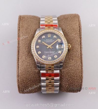 (TW) Swiss Copy Rolex Datejust 31 ETA2836-2 Watch Purple Mother Of Pearl 1